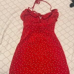 Princess Polly Red Floral Dress